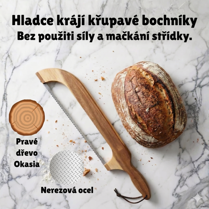 Nůž na chléb se zoubkovanou čepelí
